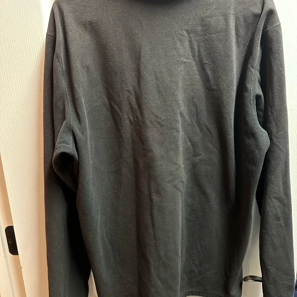 The North Face Charcoal Quarter-Zip Fleece size L/NWOT A186